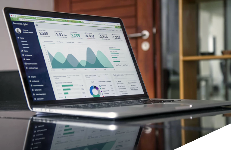 Customization of the Dashboard trough interactive graphics